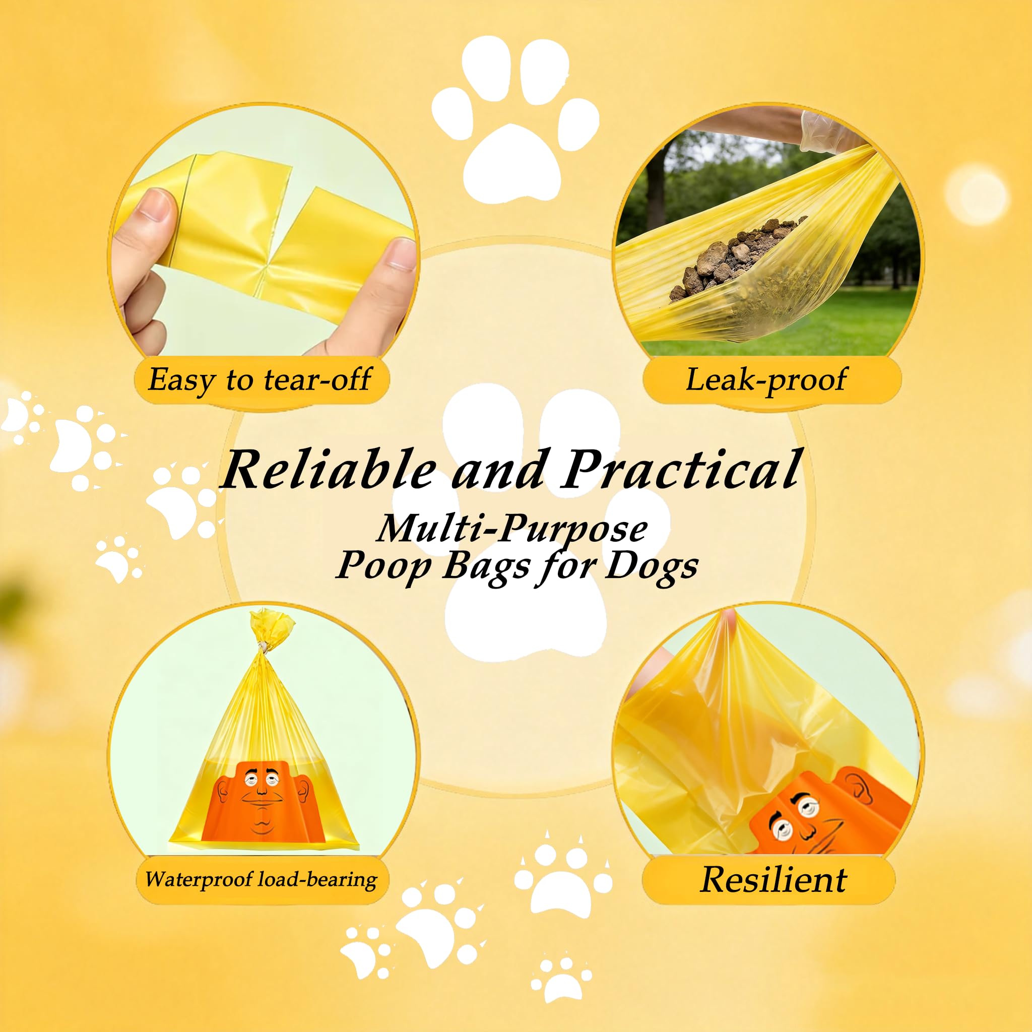Bolsas Generic para caca de perros con bloqueo de olores para múltiples usos.
