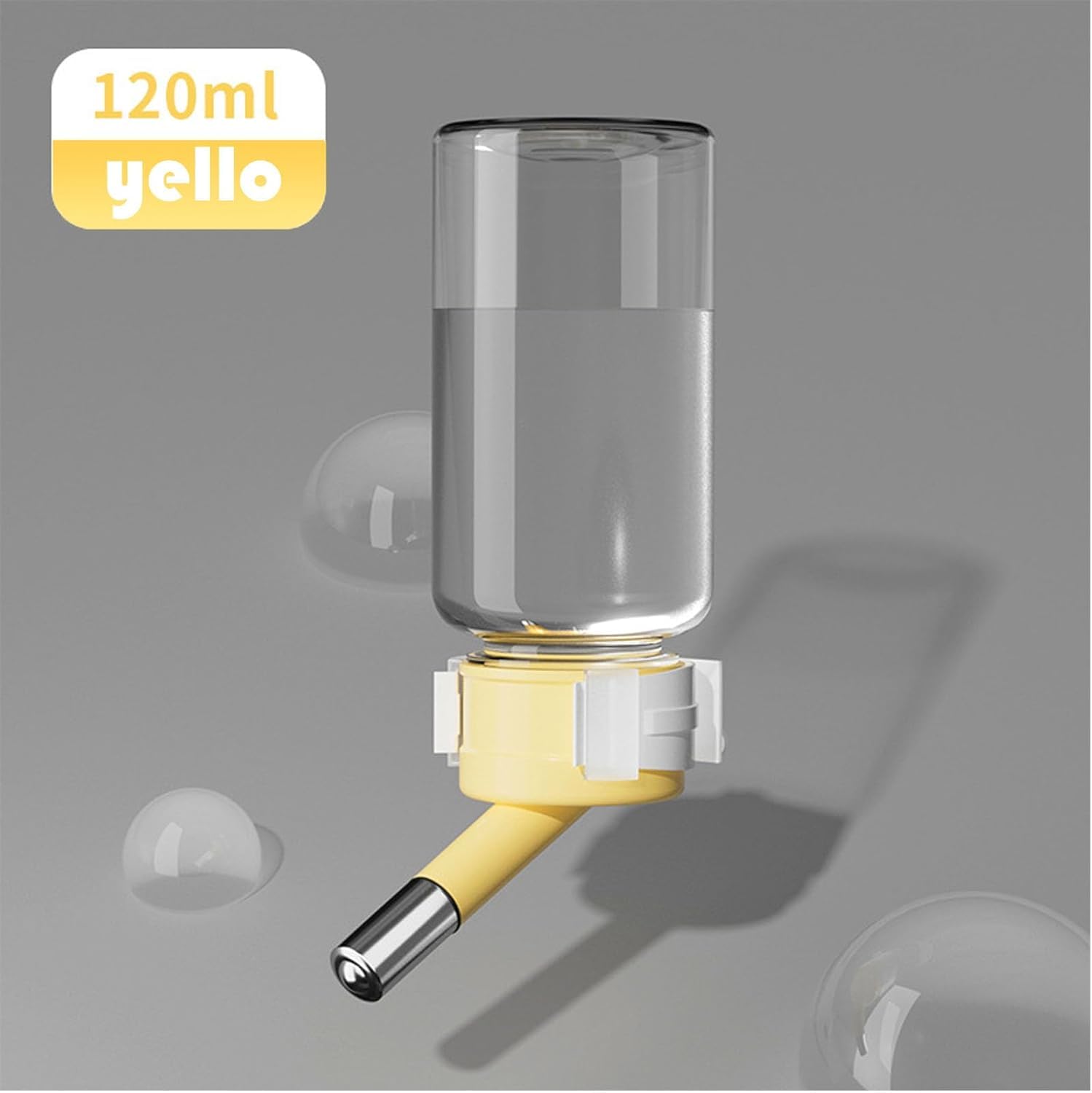 Generic botella hamster boquilla de metal resistente para uso diario