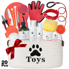 Genérico cesta regalo XXXL para perros, ideal para cumpleaños.