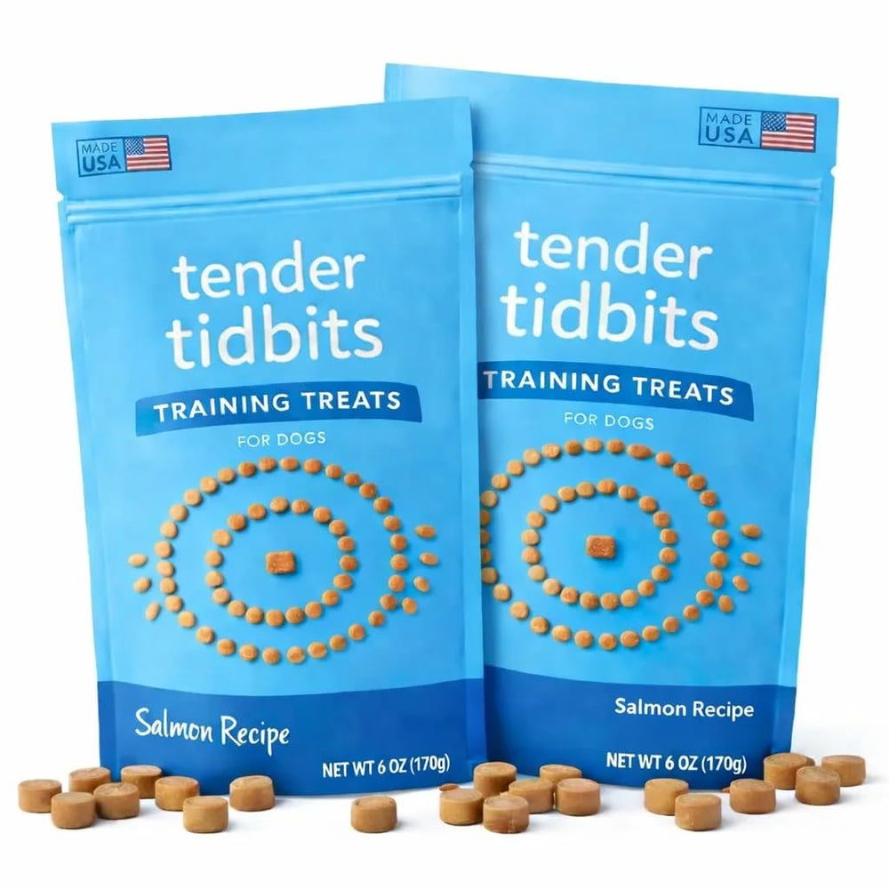 Generic Delicias de entrenamiento suaves con salmón en bolsa, ideal para sesiones.