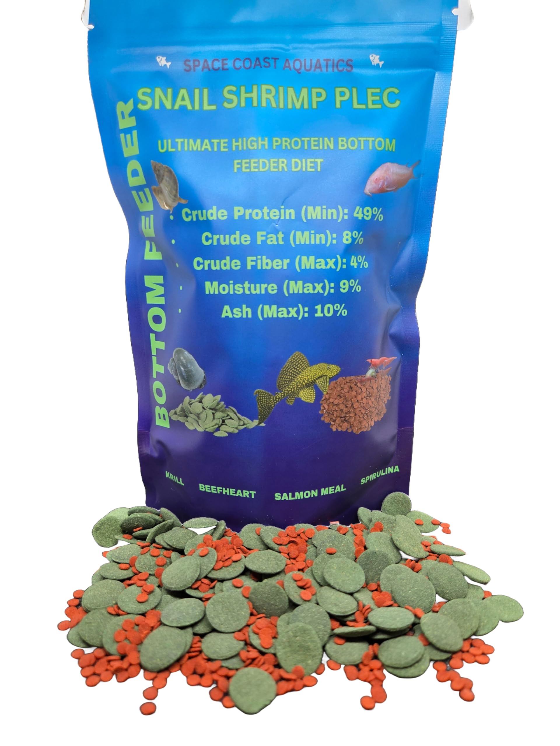 Generic dieta mezclada que se hunde para caracoles, mejora la ingesta diaria.