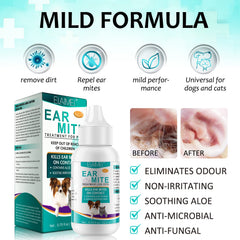 Generic fórmula natural sin alcohol ni fragancias para orejas.