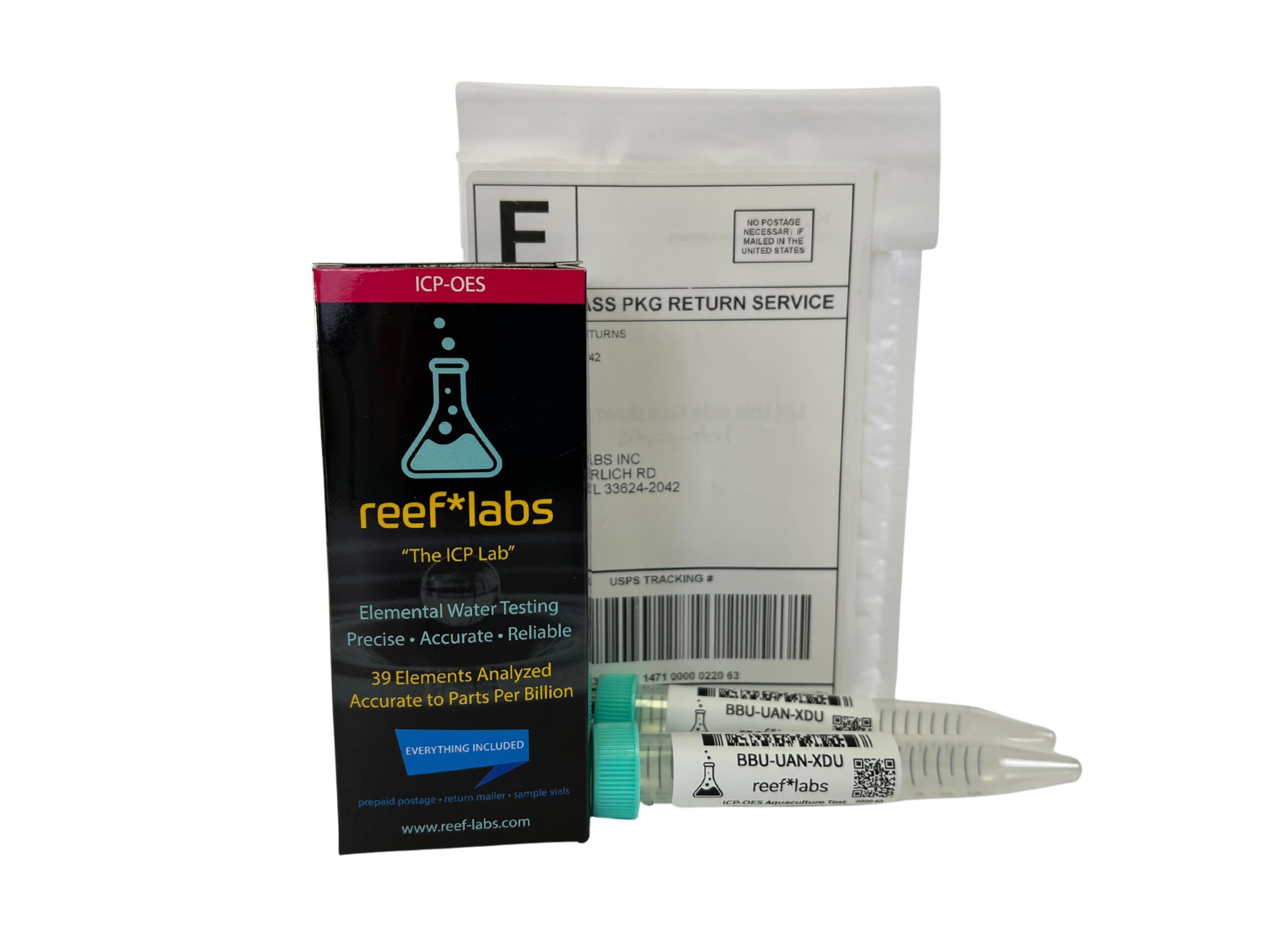 Genérica ICP Water Test: kit de 45 elementos para monitorear tu acuario.