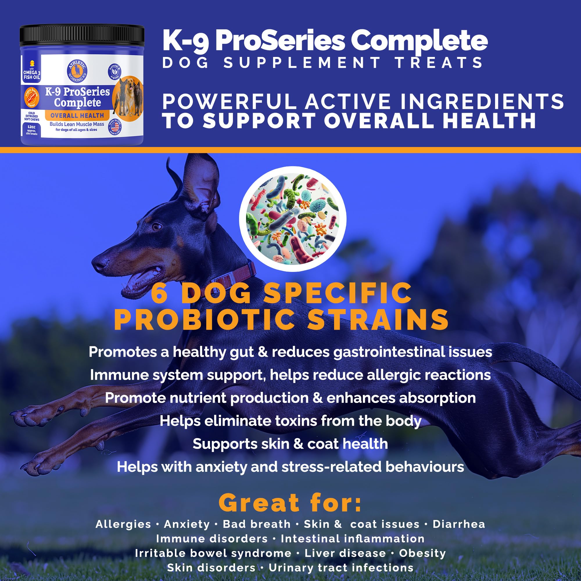 K-9 ProSeries calma ansiedad: ayuda a conductas estresadas en perros