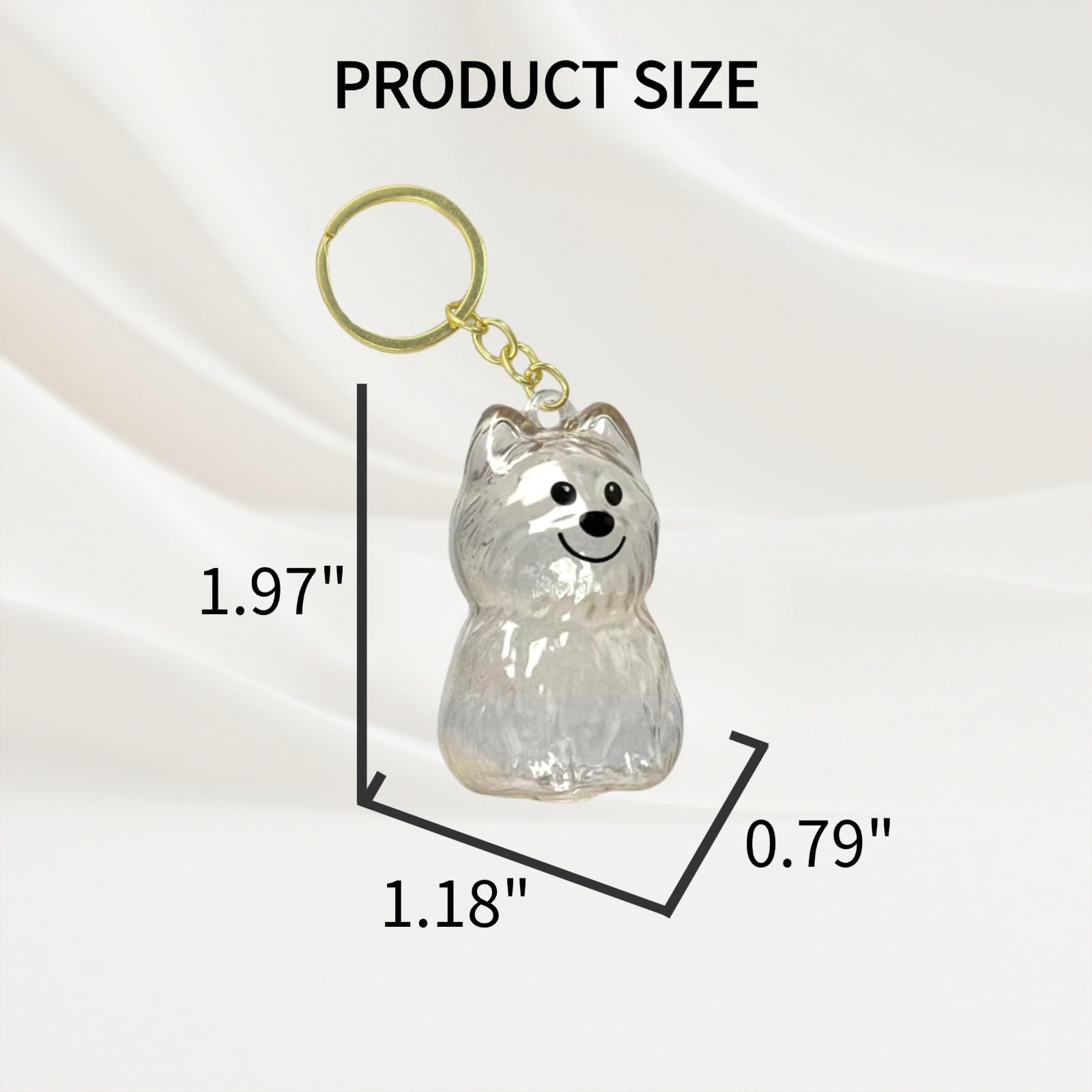 Generic llavero con figura de gato, memoria tangible para mascotas.