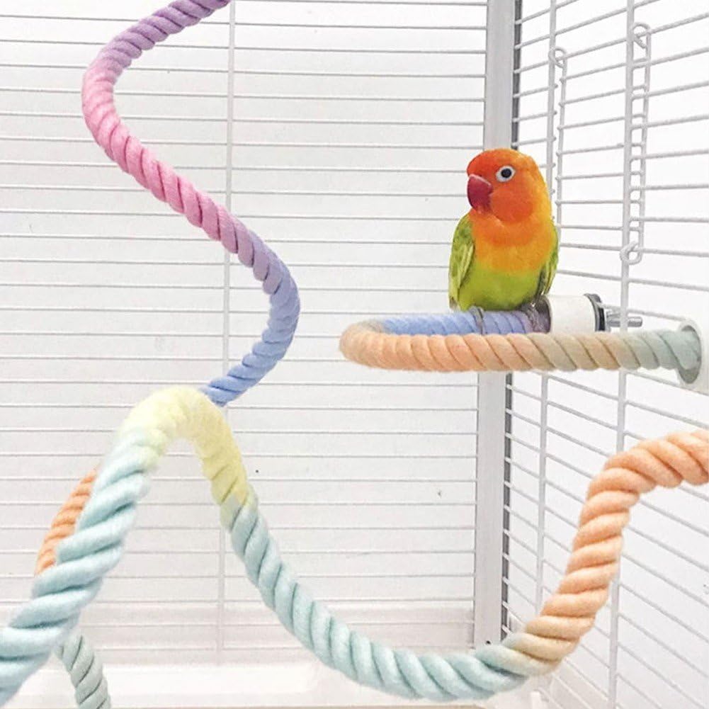 Percha genérica para aves con gradiente de 60 cm, variedad de agarres.
