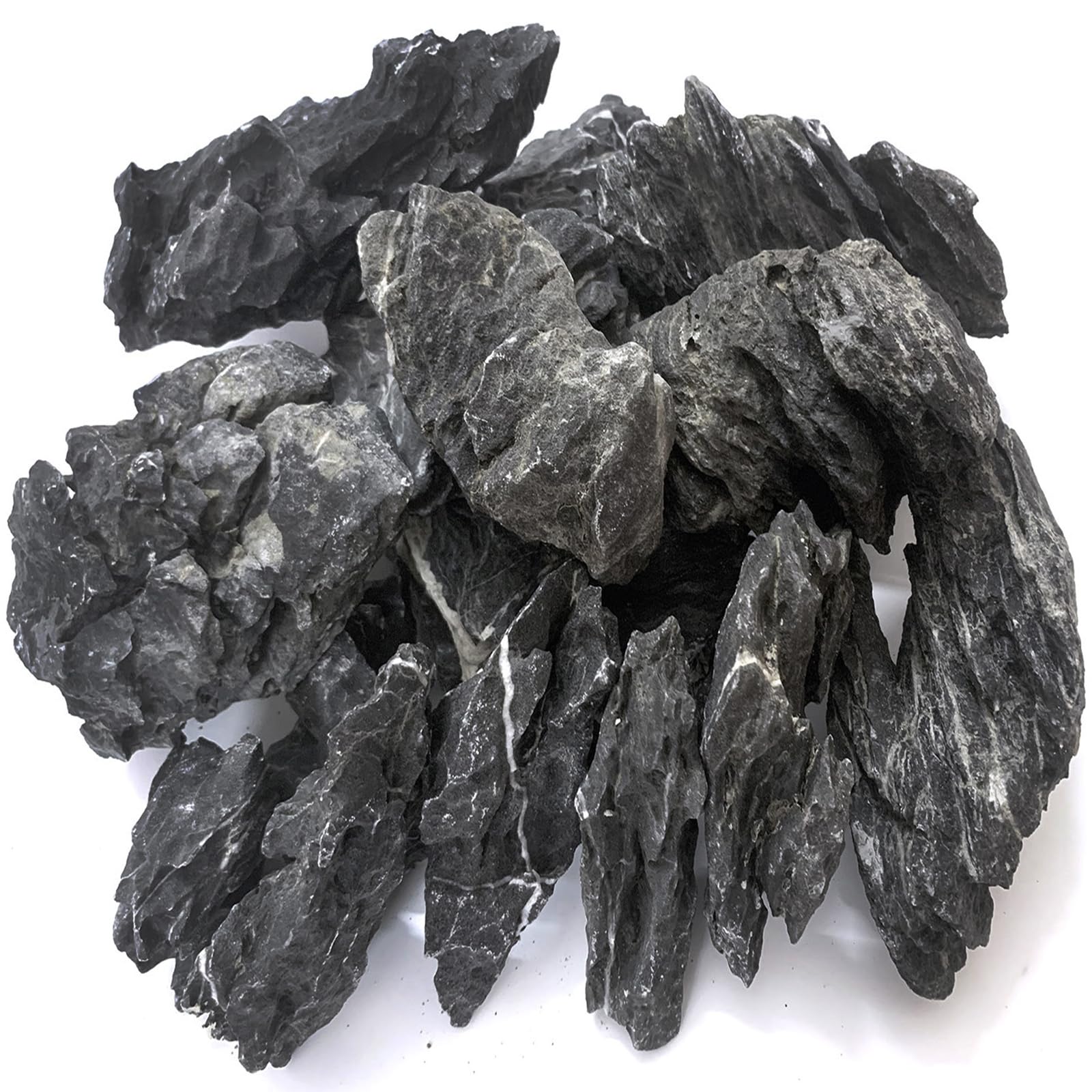 Piedra dragón Seiryu genérica para acuario con cuevas decorativas y refugios.