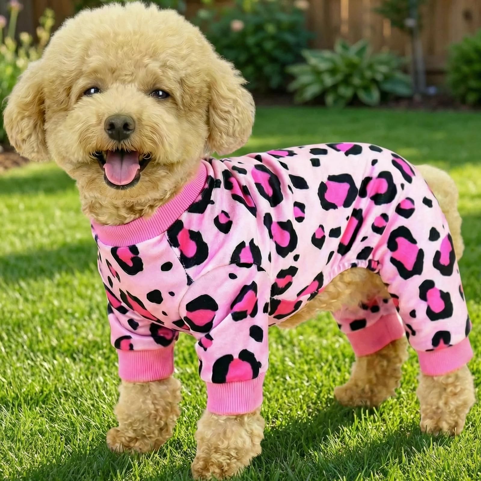 Pijama para perros Generic, tejido hipoalergénico: ideal para piel sensible.