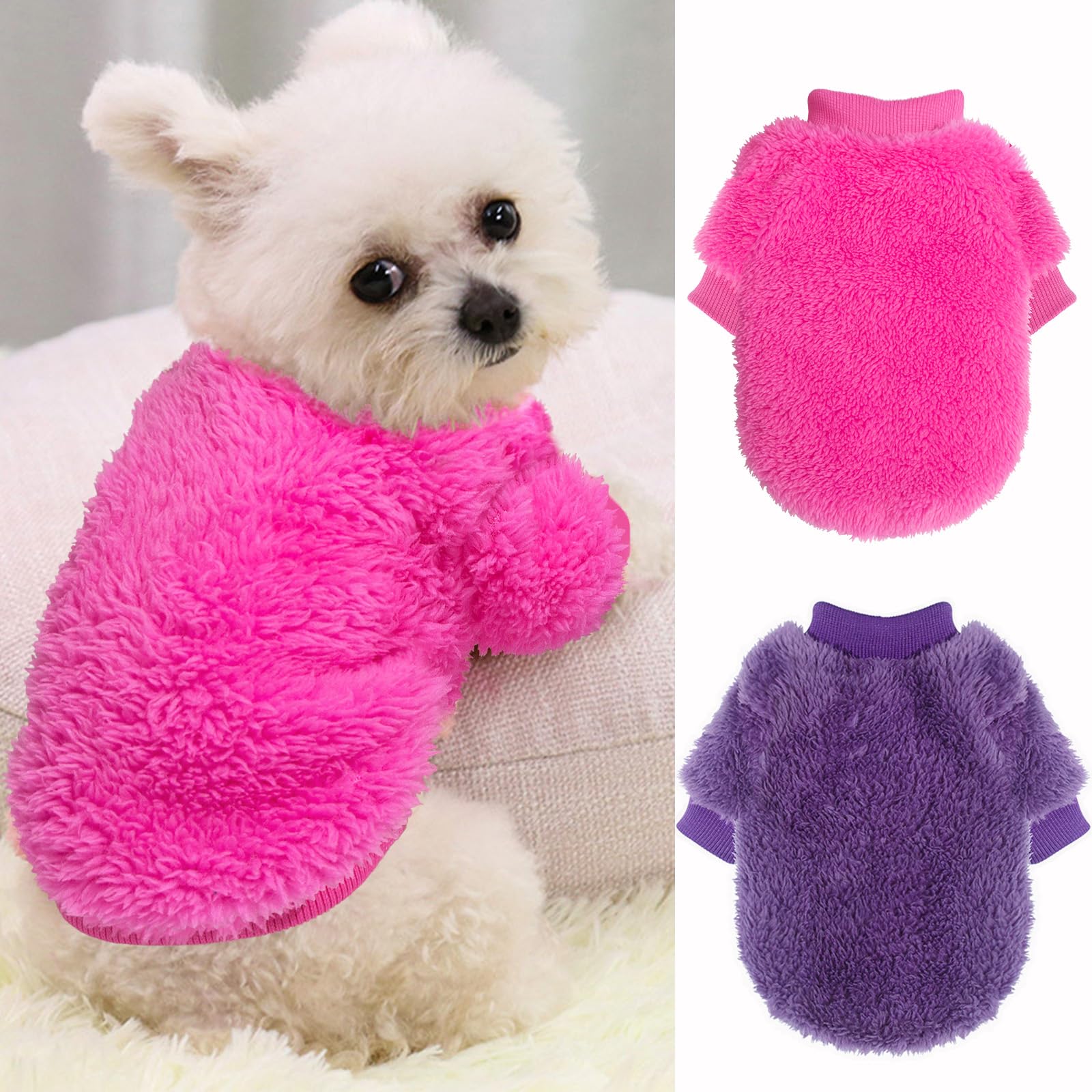 Generic sudadera XXS para perros, diseño dulce ideal para paseos fríos