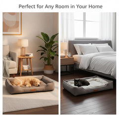 Cama genérico impermeable, relleno de algodon PP grueso para soporte.