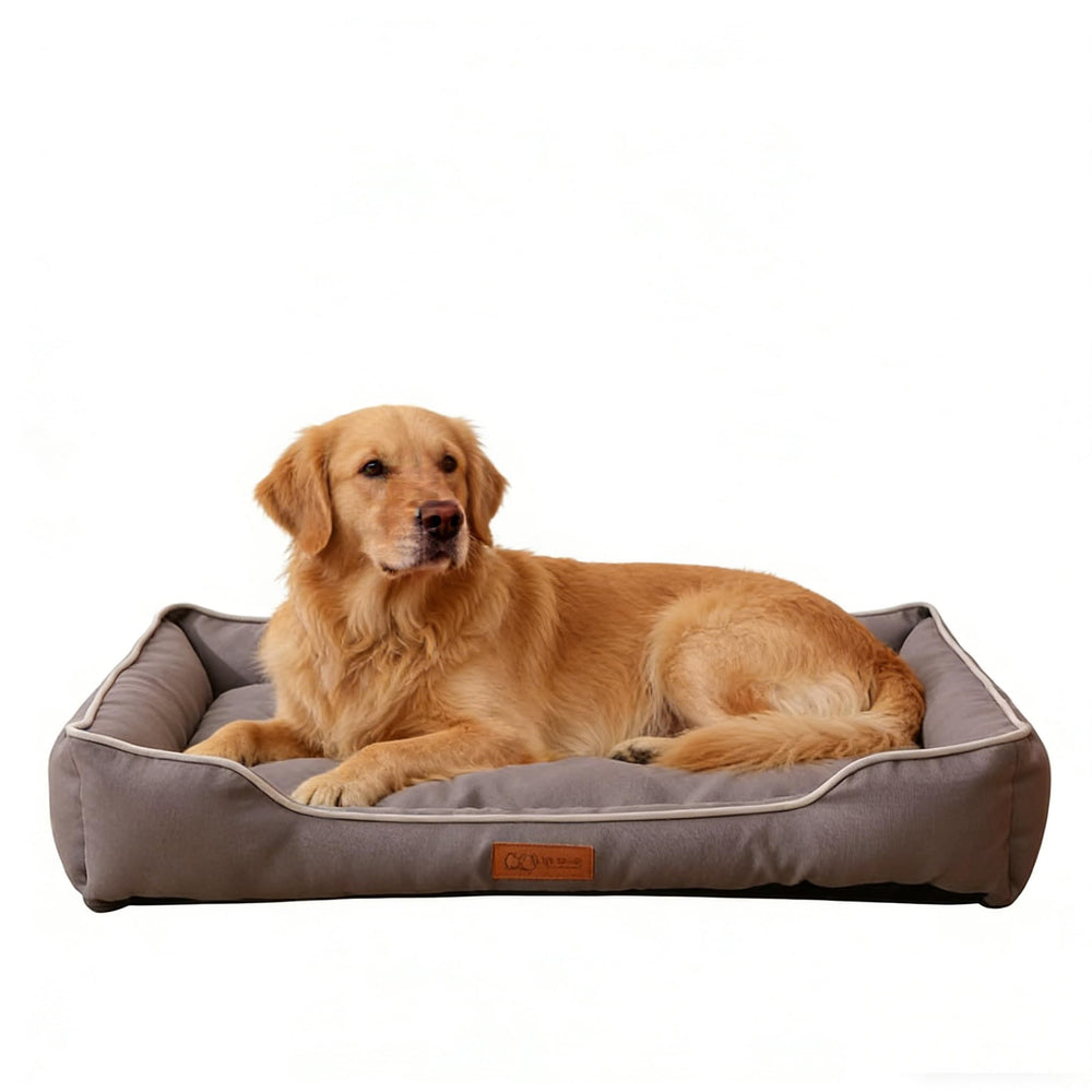 Cama genérico impermeable para perros, vista general, confort y limpieza fácil.