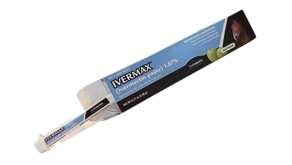 Ivermax-dosis en jeringa para manejo eficiente del tratamiento equino.