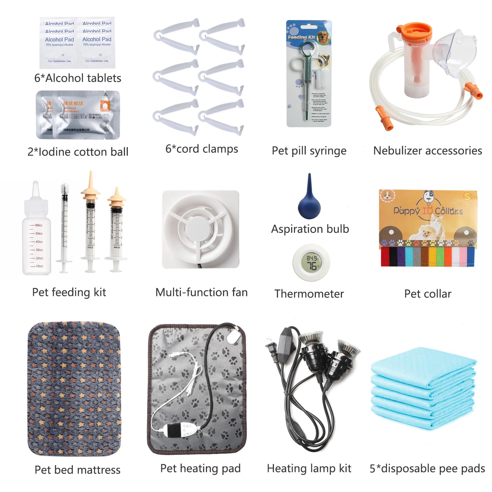 Geniprem incubadora con accesorios de nebulizador para uso versátil.