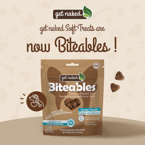 Textura suave de Get Naked Biteables para masticar con dientes sensibles