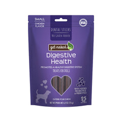 Get Naked palitos masticables digestivo para perros pequeños, apoyo suave al estómago.