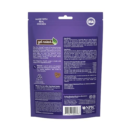 Get Naked tratamiento-blandos-sabor-pollo, snack apetitoso para gatos