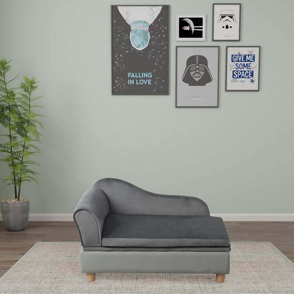 Getifun cama-mascotas gris disponible también en rosa, azul y marrón.
