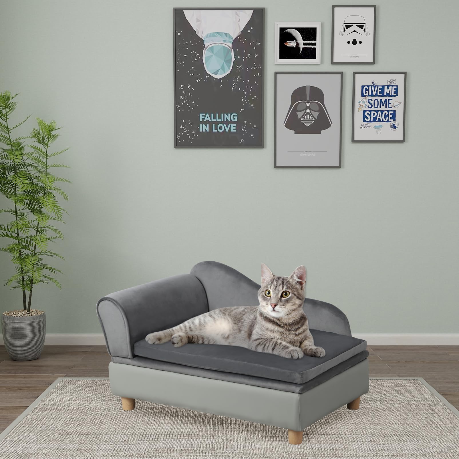 Getifun cama-mascotas fácil de montar y usar en casa.