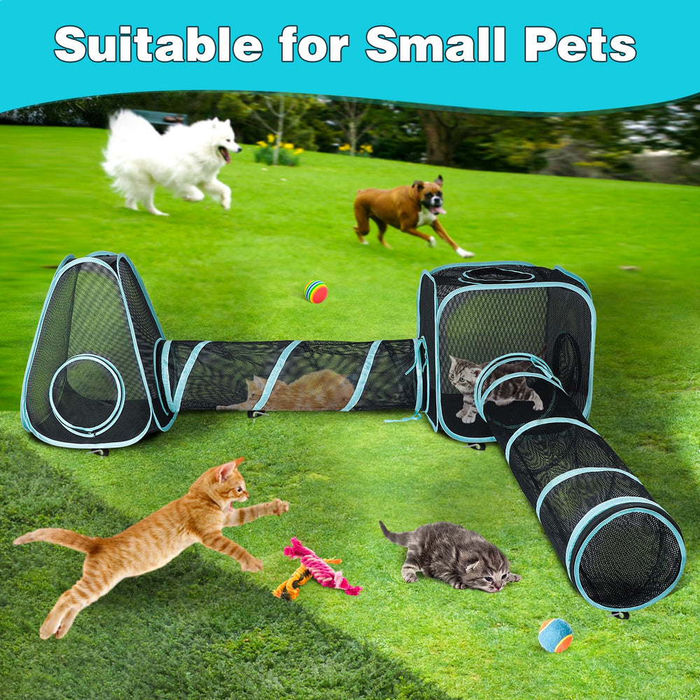 GINDOOR configuración modular para gatos, se adapta a espacios pequeños.