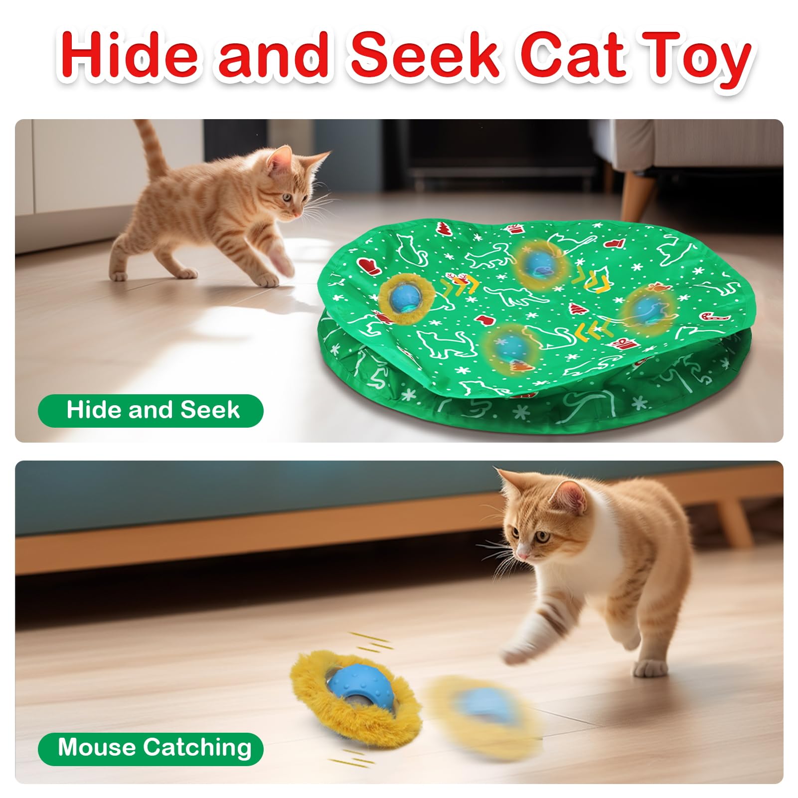 Giociv bola modo interactivo responde al toque del gato