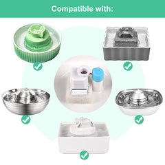 GISOFIK filtración triple para agua de mascotas, mejor sabor y limpieza potencial.