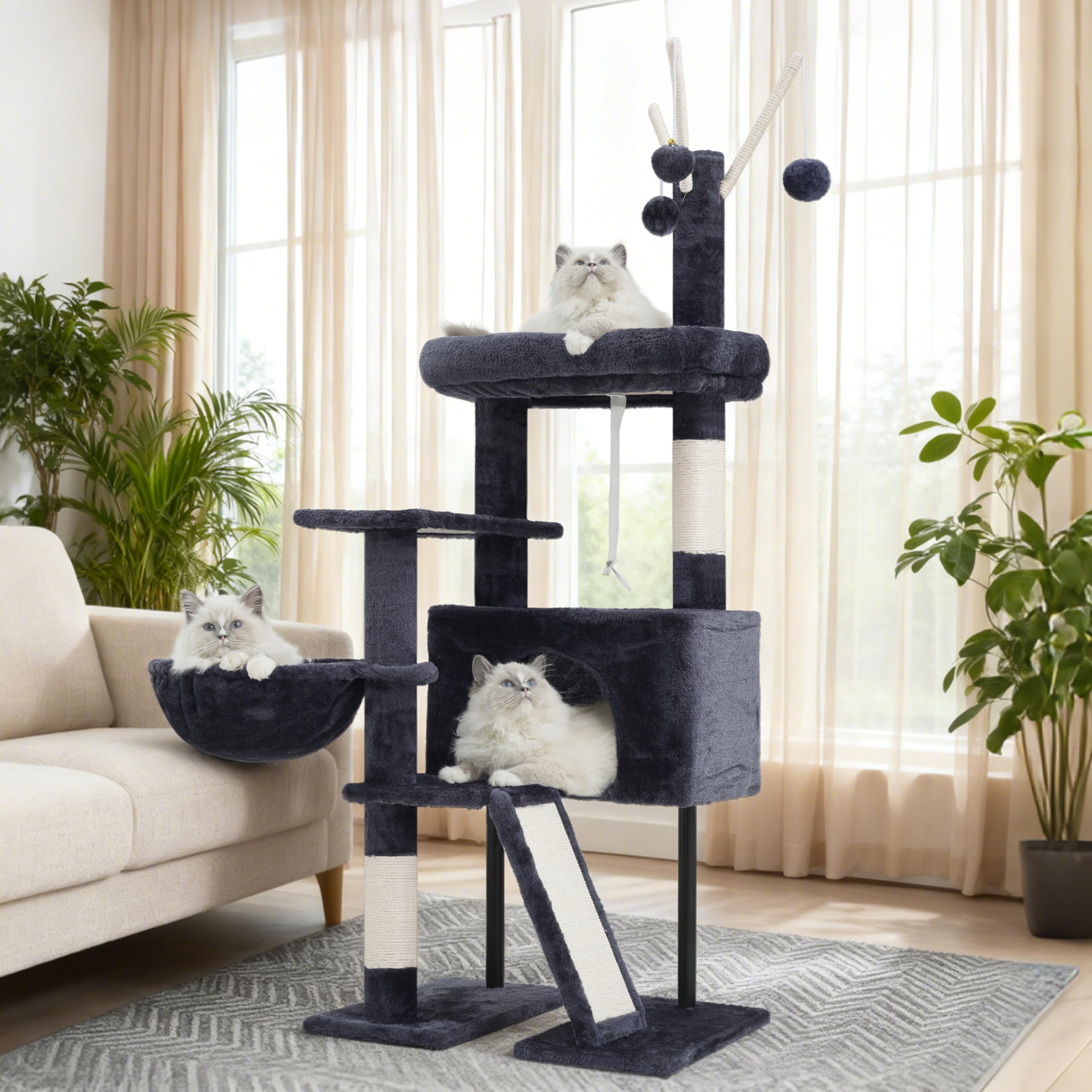 Gitelsnour árbol para gatos estructura certificada para seguridad
