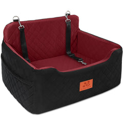 GL GLENSLAVE asiento para perro mediano-grande en coche para mejor visión y confort