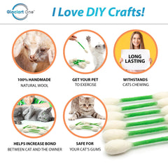 Glaciart One: juguete interactivo para gato con hierba gatera y mayor curiosidad.