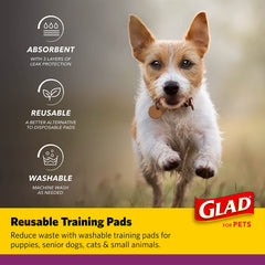 GLAD almohadilla con 3 capas de protección para evitar derrames