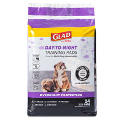 Glad almohadillas entrenamiento perros carbón activado para control de olores