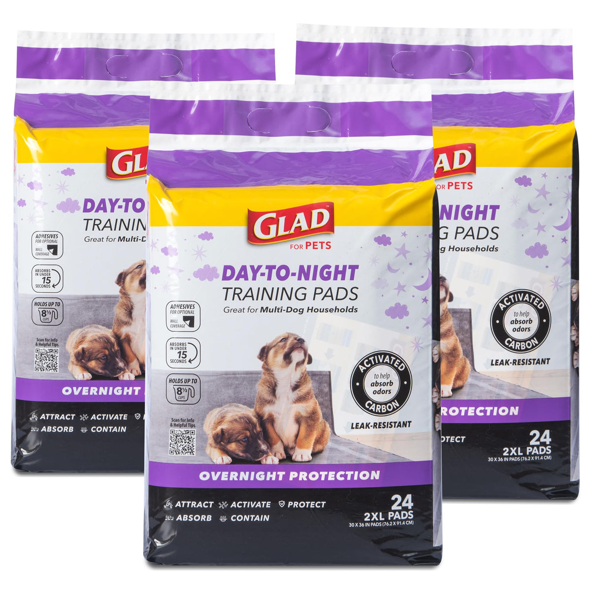 Glad para mascotas: almohadilla de entrenamiento con carbón activo para controlar olores.