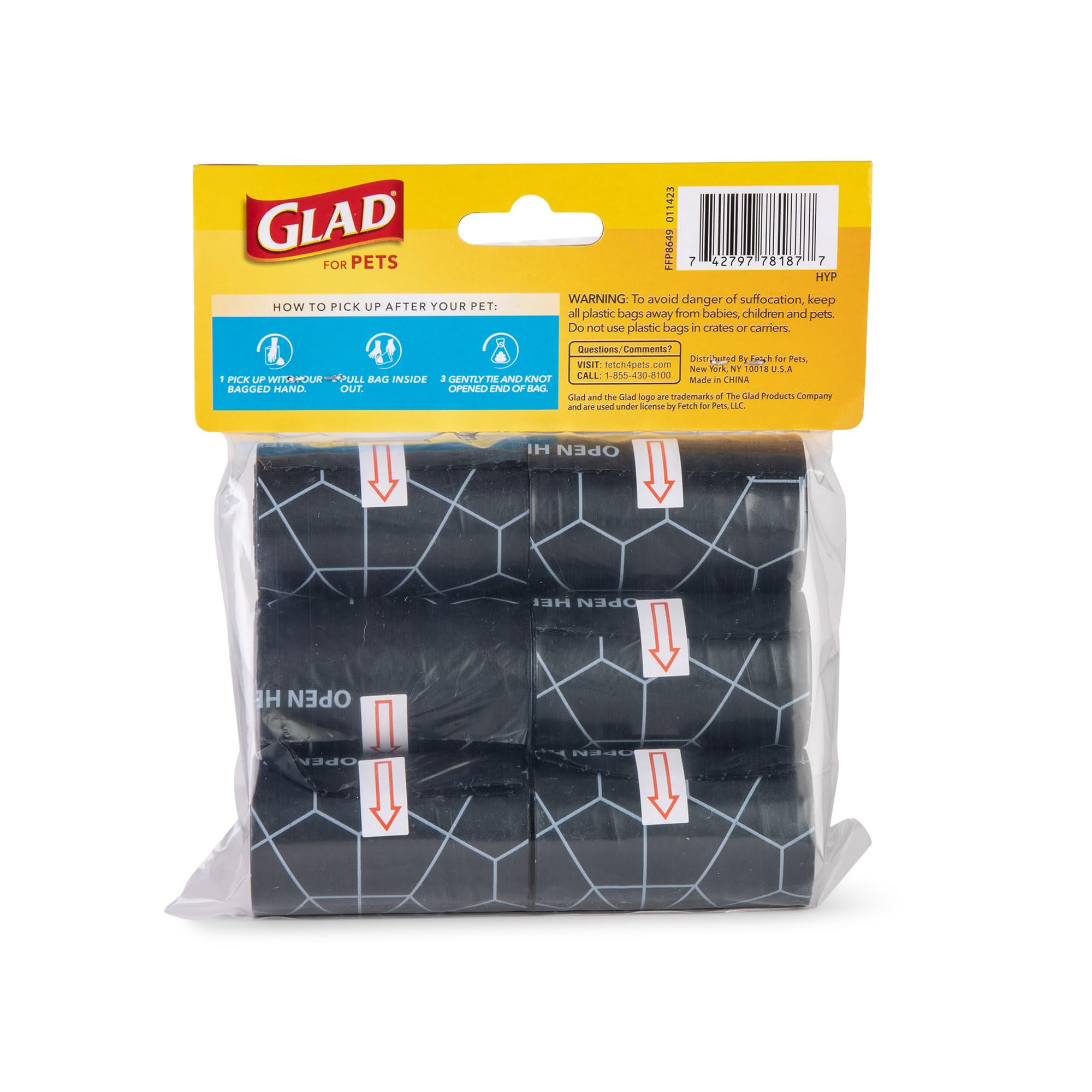 Bolsas Glad con aroma fresco para caminar con tu mascota.