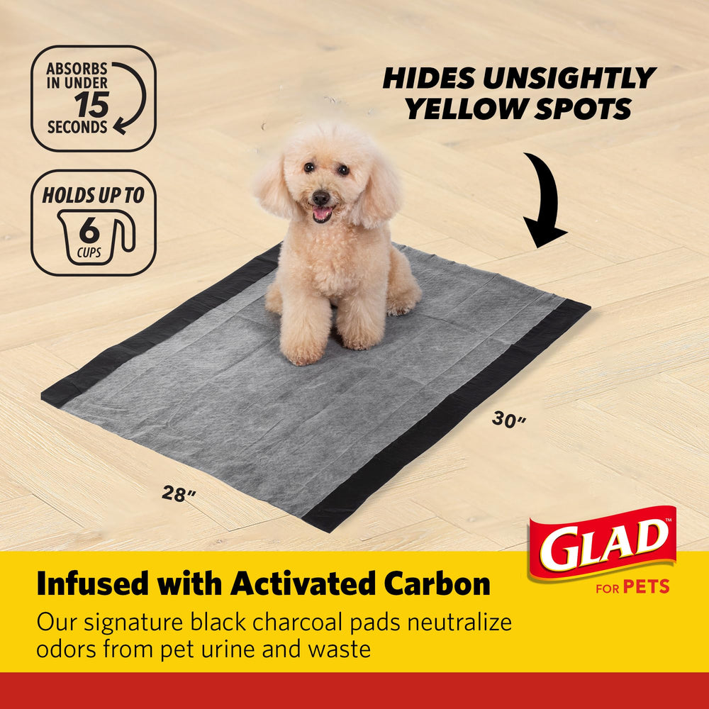 Glad para Mascotas: tapete con núcleo de 5 capas absorbentes para absorción rápida.
