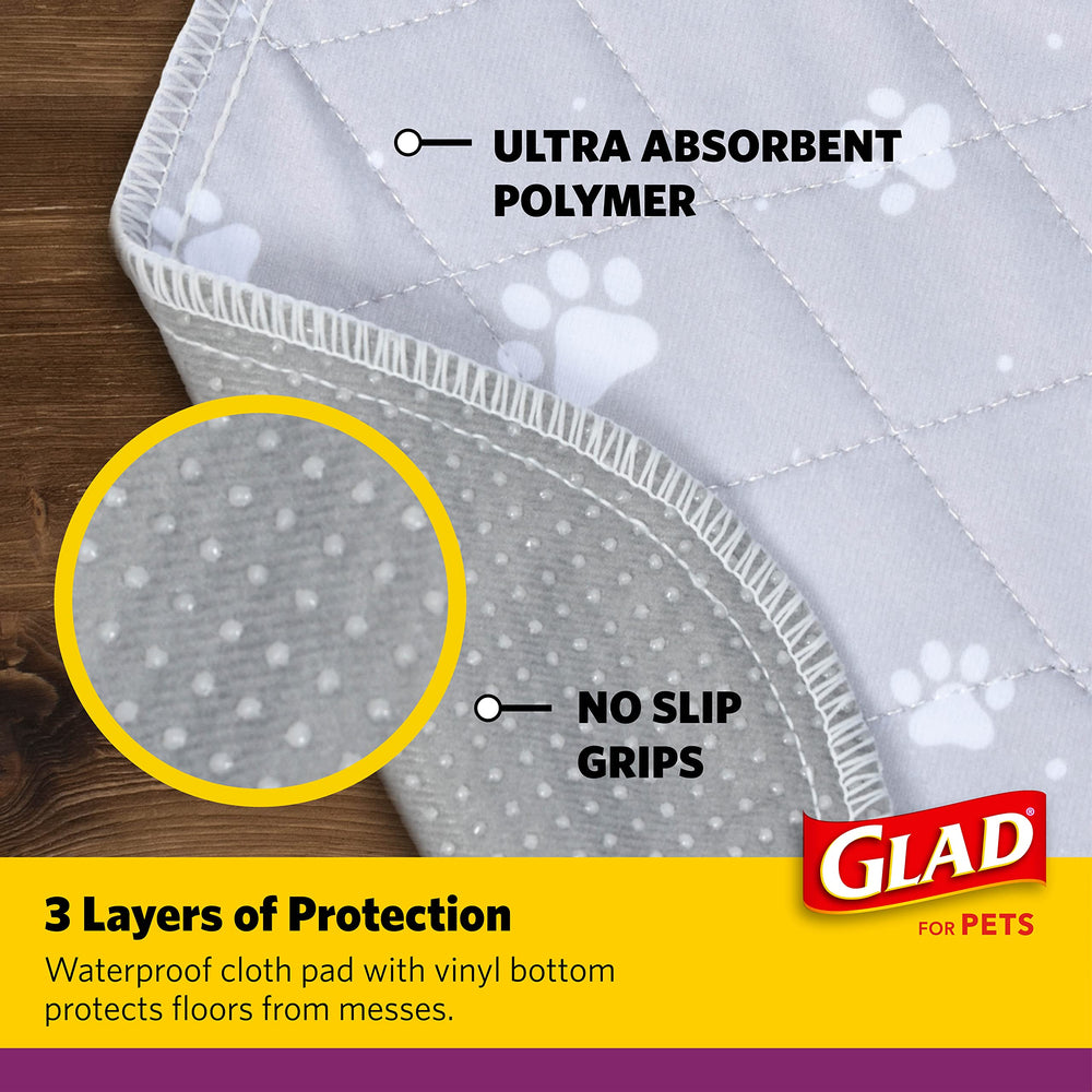 GLAD tamaño mediano 24x36, ideal para perros pequeños y medianos