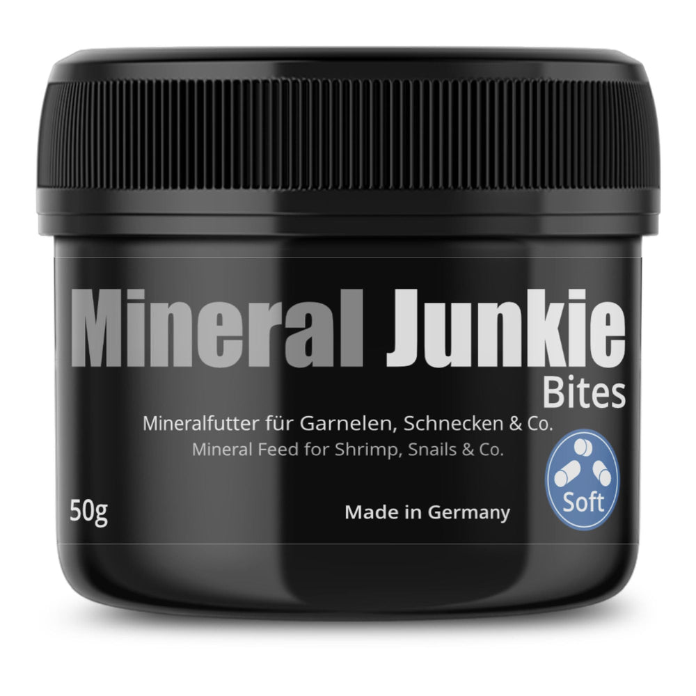  GlasGarten Mineral Junkie Bites: pastillas suaves para camarones, fáciles de dosificar para una alimentación regular.
