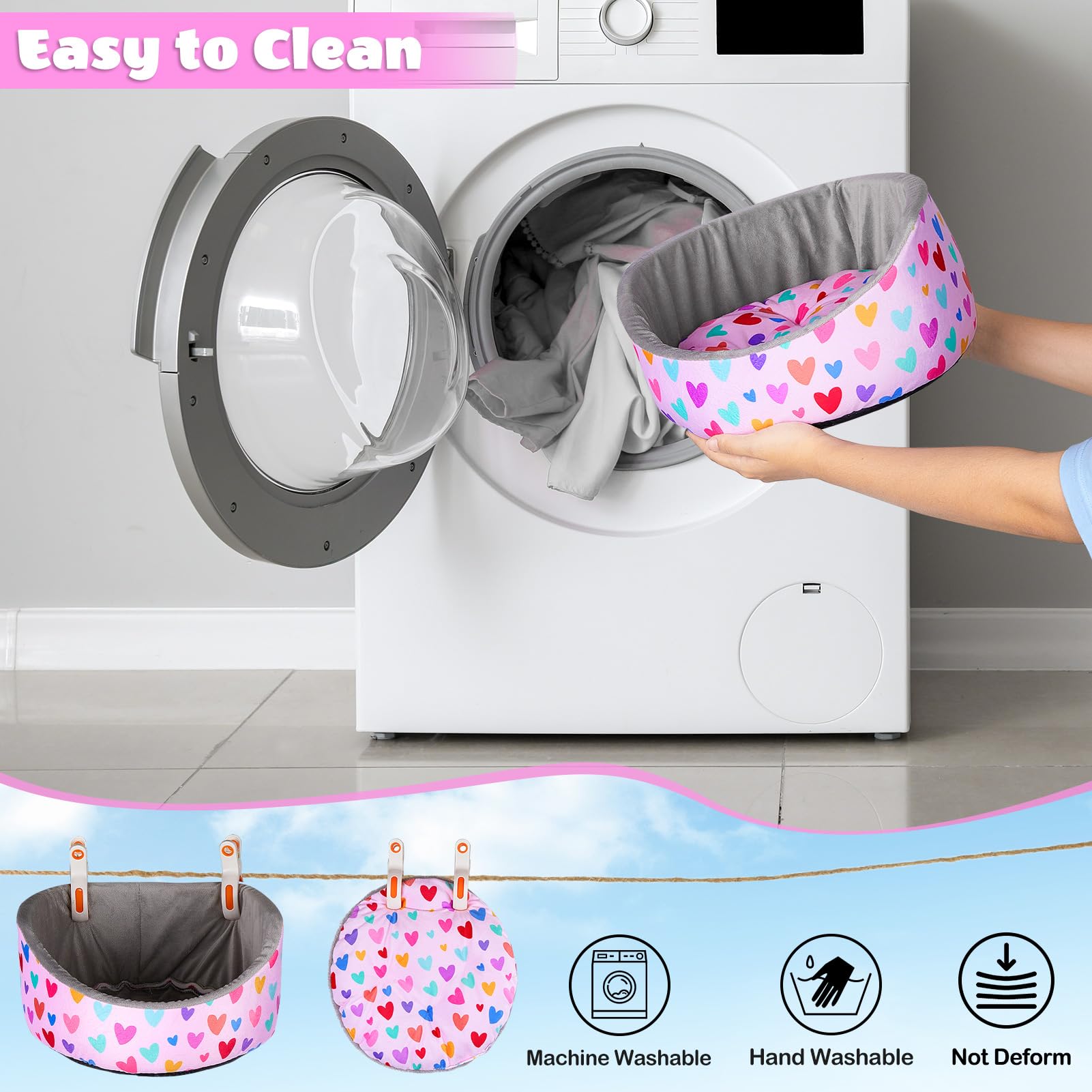 Cama Glittme apta para varias mascotas pequeñas.