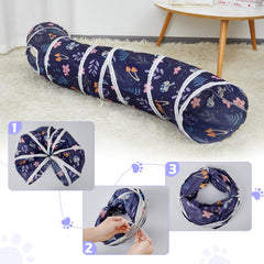 Fácil de plegar y almacenar Glittme Cat Tunnel, ideal para viajes