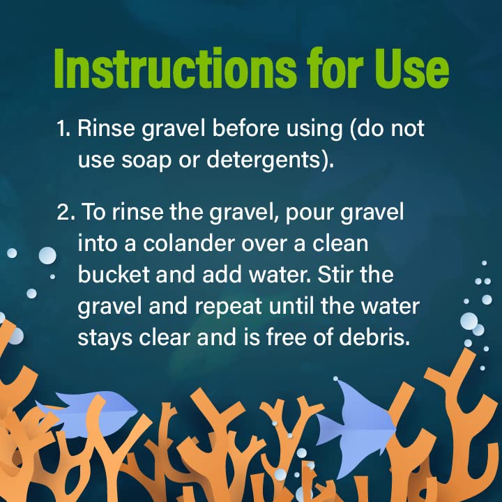Grava fluorescente de GloFish como sustrato o acento para decoraciones.