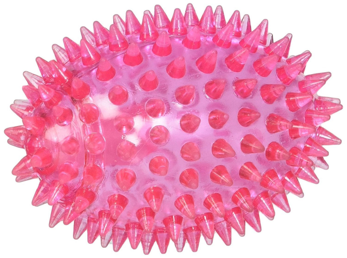 Gnawsome fútbol con picos chirrido para perro, promueve juego seguro y estimula masticación.