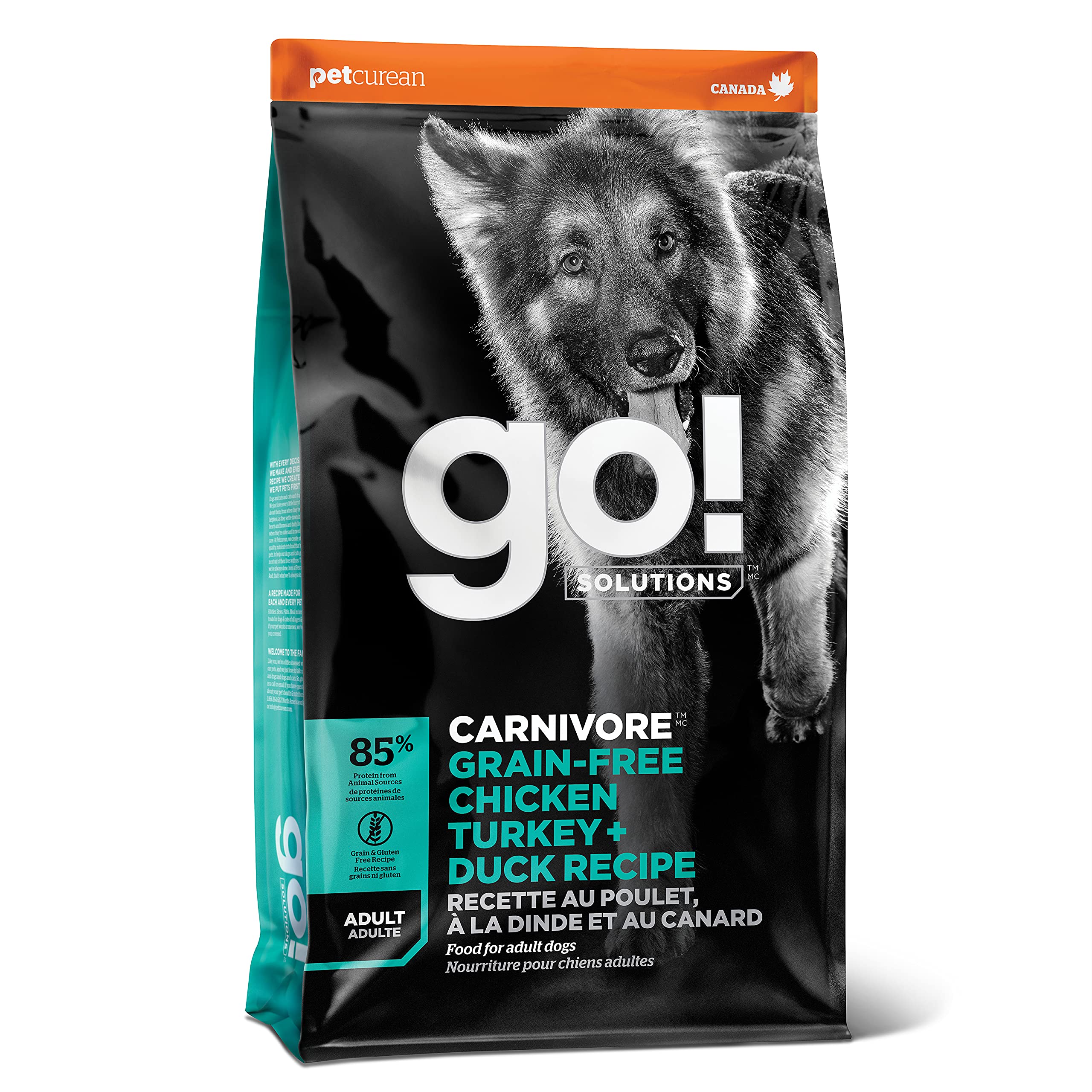 Go! Solutions Carnivore: bolsa de 22 libras para perros activos