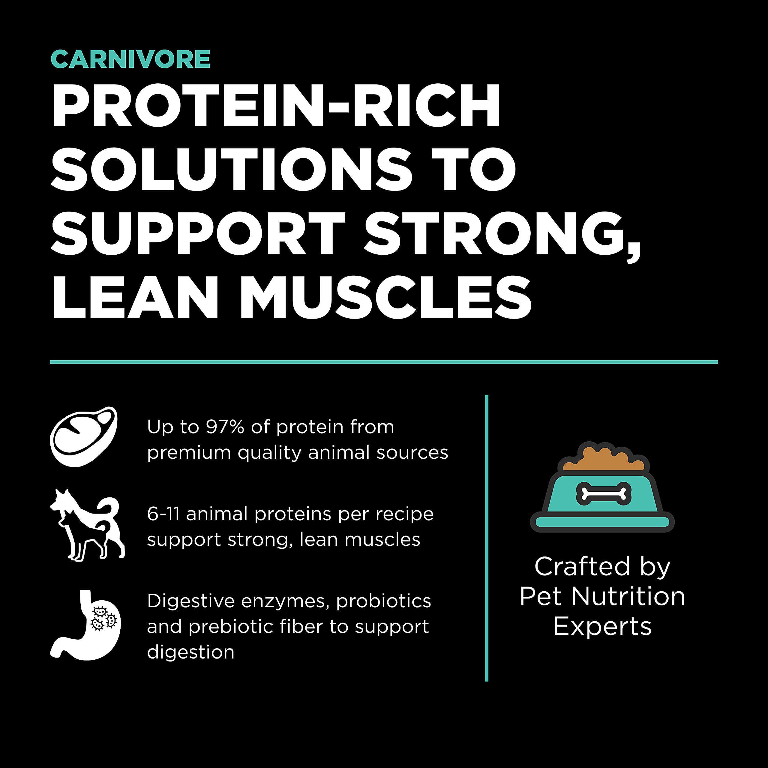 Go! Solutions Carnivore: primeras seis ingredientes de calidad animal