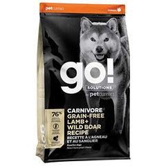 Go! Solutions Carnivoro Cordero y Jabali Salvaje, bolsa de comida para perros, favorece energia y digestion