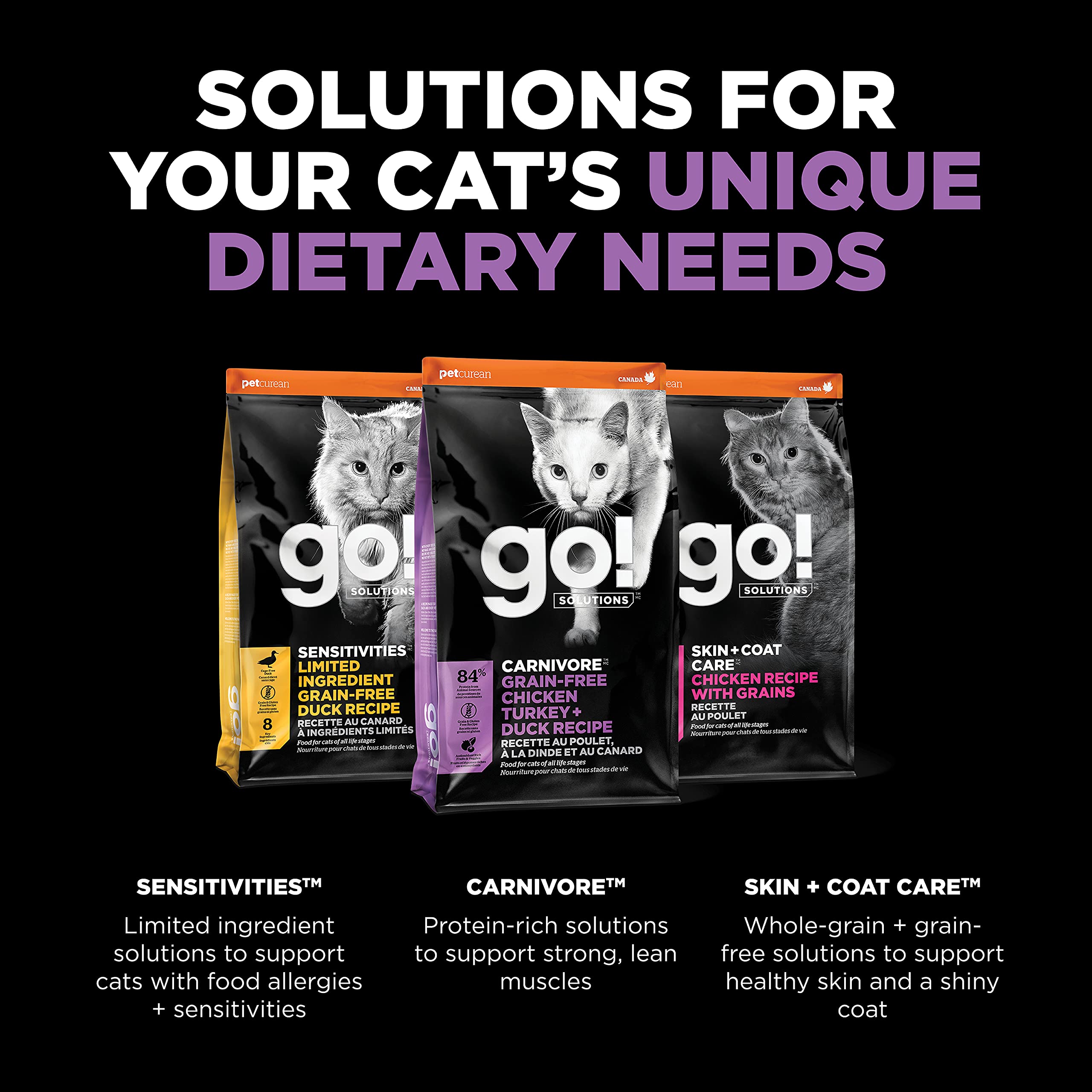 Go! Solutions Carnívoro con salmón y trucha, sabor marino