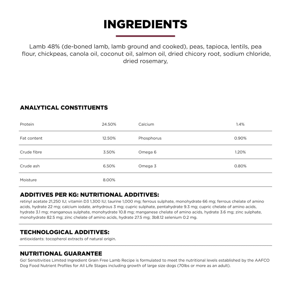 Go! Solutions Sensitivities producción en Canadá con calidad premium.