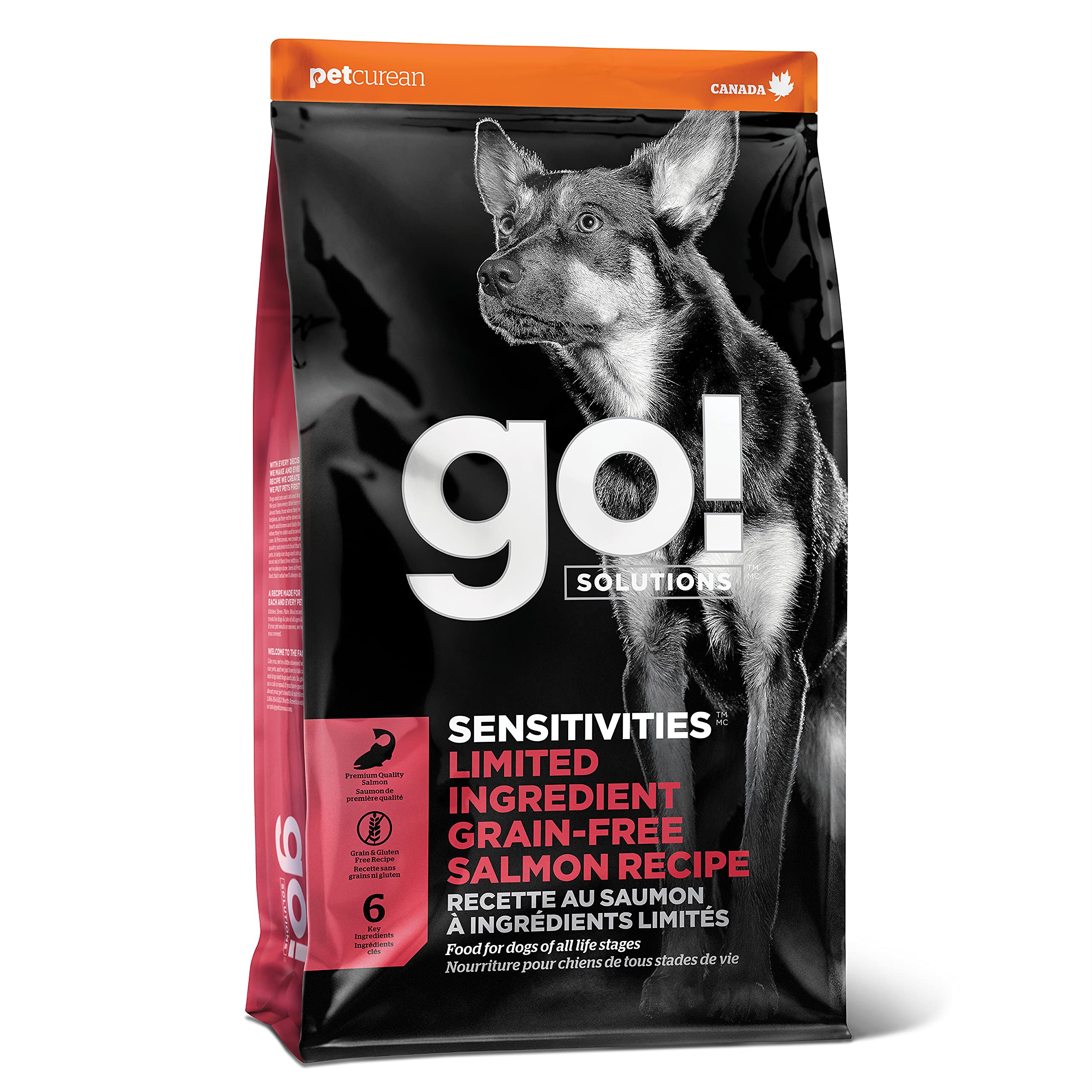 Go! Solutions Sensitivities salmón como ingrediente principal para dieta sin pollo