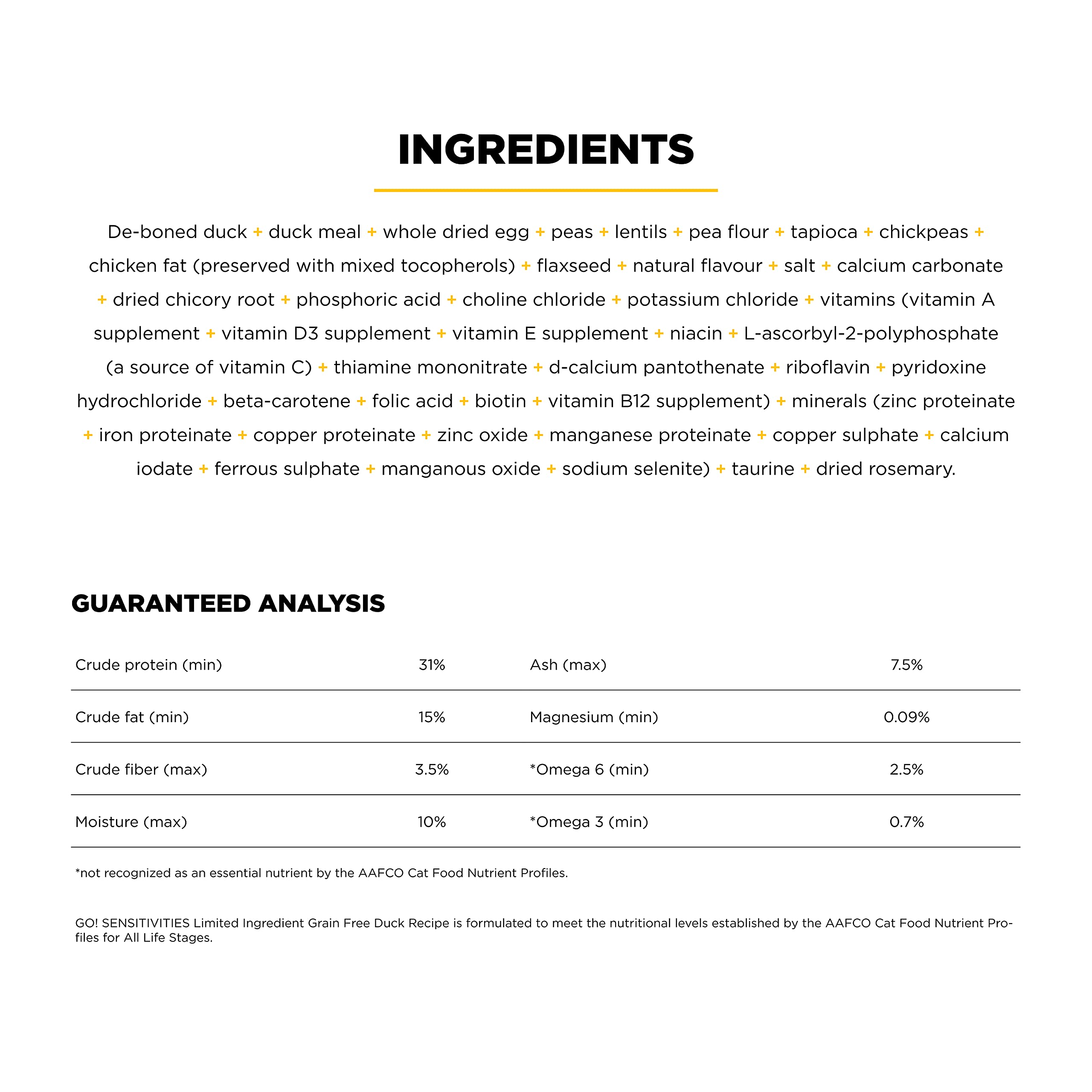 Go! Solutions Sensitivities: sin granos ni gluten para estómagos sensibles.