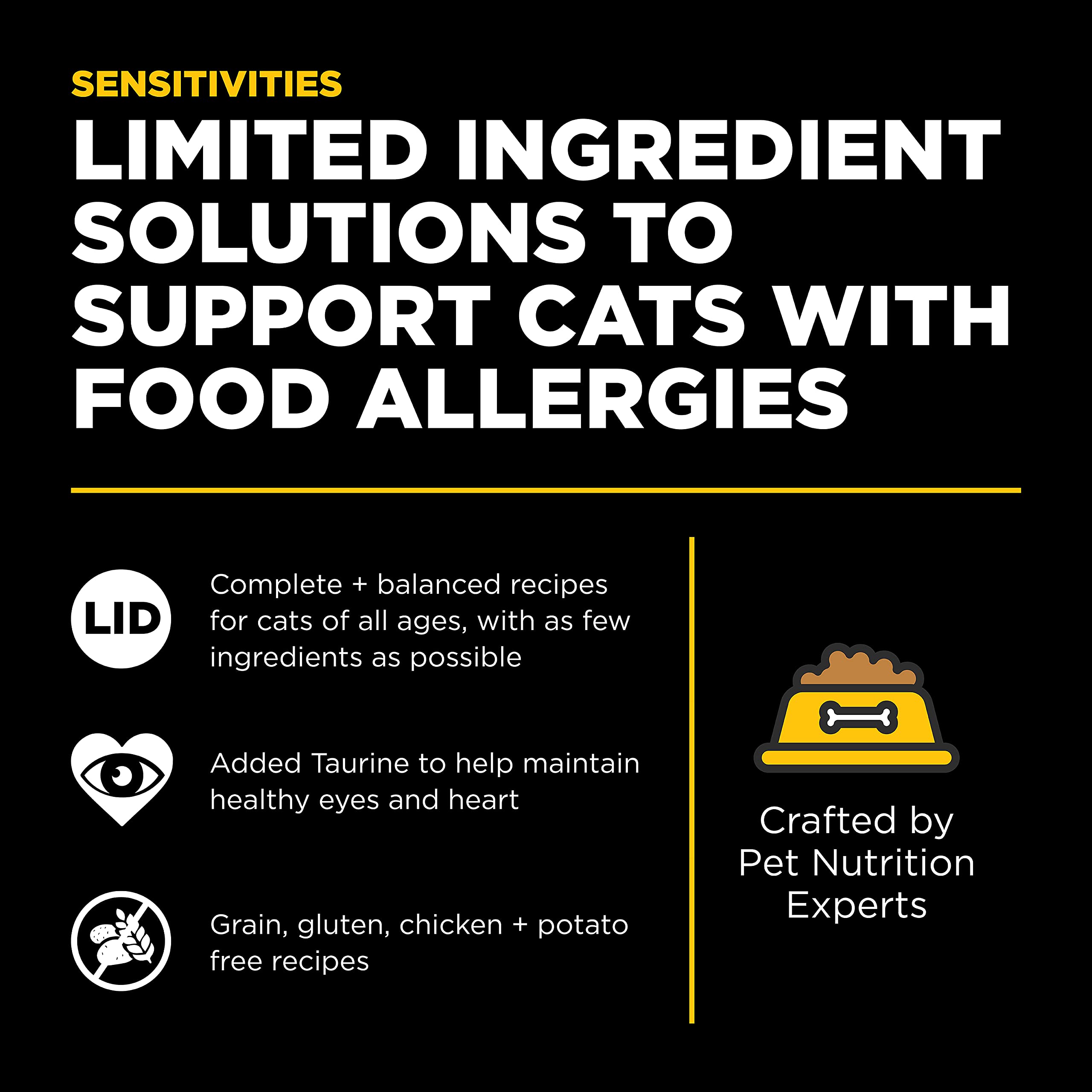 Go! Solutions Sensitivities sin pollo: pato como proteína principal para felinos exigentes.