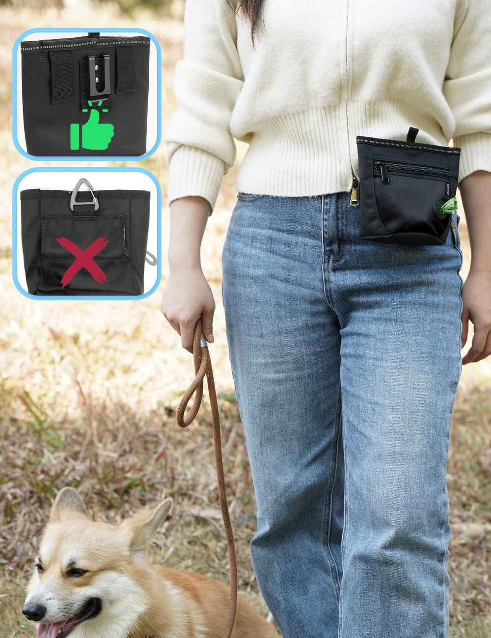 Gobeigo capacidad-dos-tazas: espacio suficiente para golosinas diarias durante caminatas.