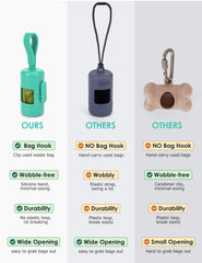 Gobeigo porta-bolsas con correa de silicona, ajuste universal para cualquier correa.