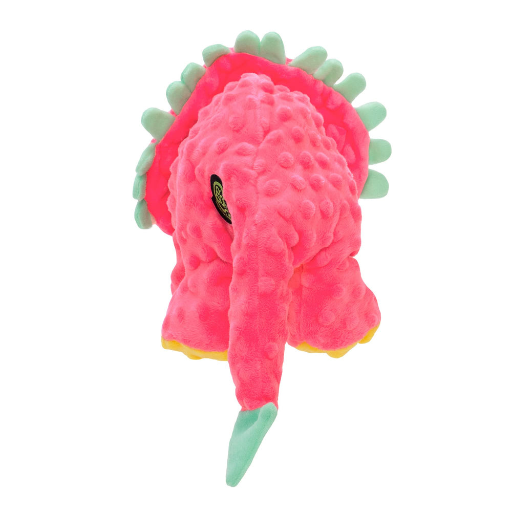 GoDog Dinos Frills, jouet peluche rose grand, parfait pour jeux interactifs.